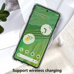 Wholesale Clear Armor Hybrid Transparent Case for Google Pixel 7a (Clear)